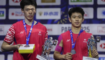 2金收官!世锦赛-陈柏阳/刘毅连丢16分摘银 国羽无缘男双第9冠