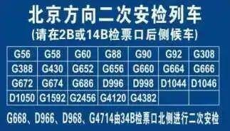 8月29日零时起 前往北京车次需“二次安检”请提前到