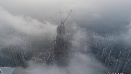 成都489米新地标建设高度已突破200米