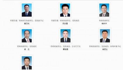 四川省政府省长、副省长、党组成员，最新分工公布