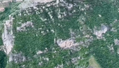 贵州花江峡谷大桥无绳蹦极引热议,工作人员:20-50米高度自选,下方有160㎡安全网接住