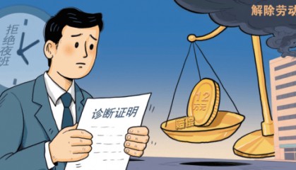 【以案普法】员工患病拒上夜班被解雇获赔12万元!