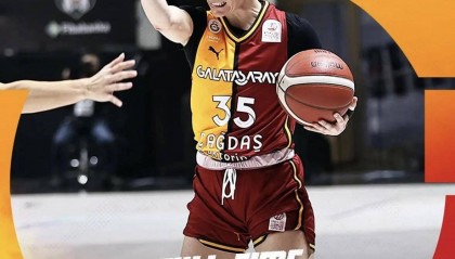 首秀赢球！李月汝8分9板1帽 加拉塔萨雷客场上演大逆转