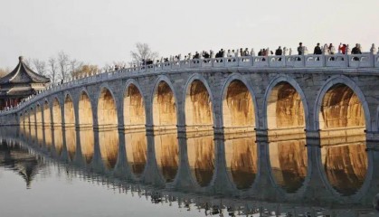 氛围感拉满！北京颐和园进入“金光穿洞”拍摄季