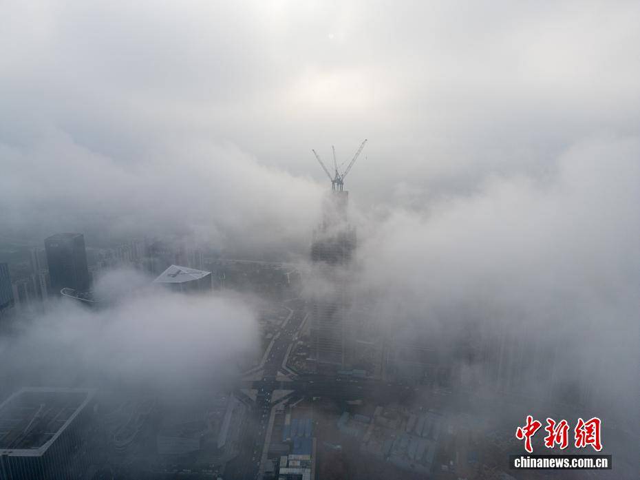 成都489米新地标建设高度已突破200米