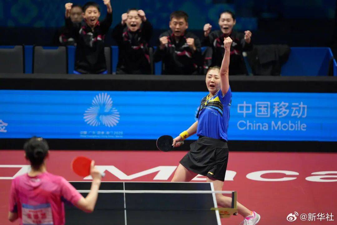 陈梦回应女团夺冠:没想到,我们完全抱着拼的心态;孙颖莎祝贺山东队